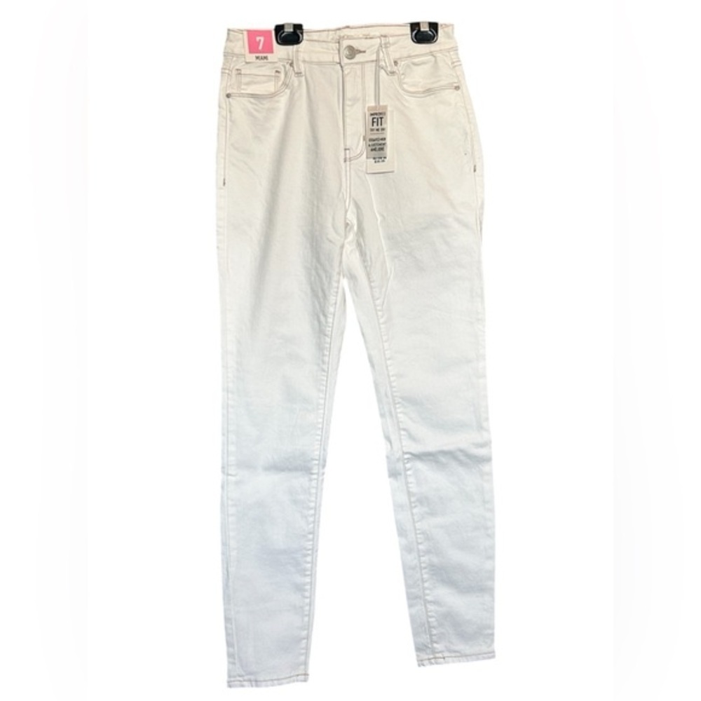 ✨4/$30 Refuge white High Waist Super Skinny Jeans Size 6 NWT